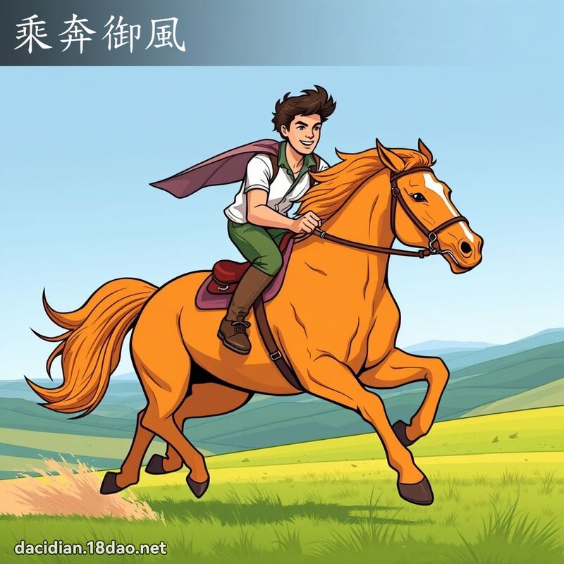 乘奔御風 - 國語大辭典配圖