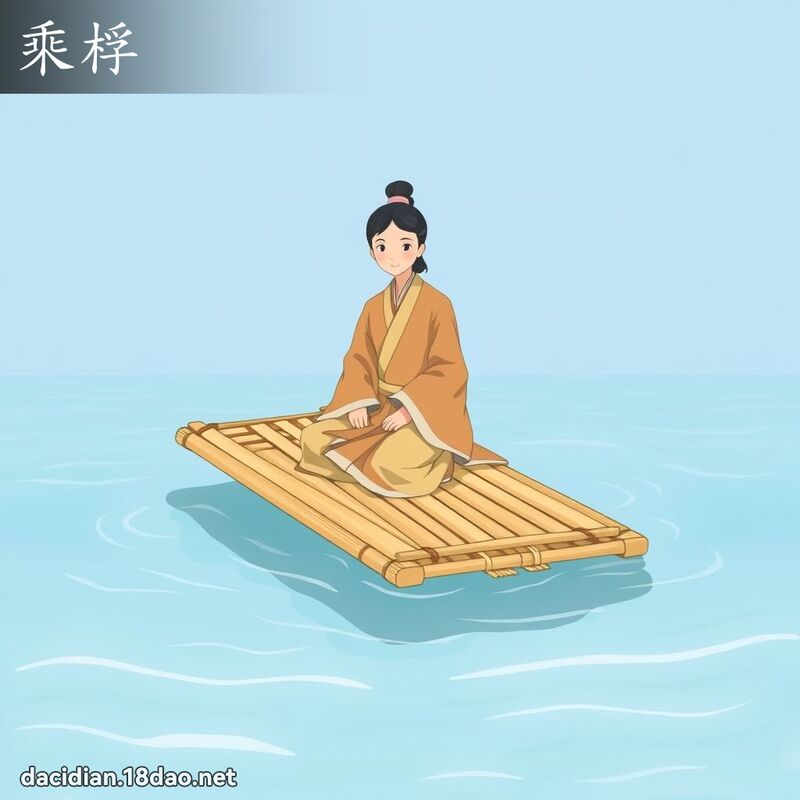 乘桴 - 國語大辭典配圖