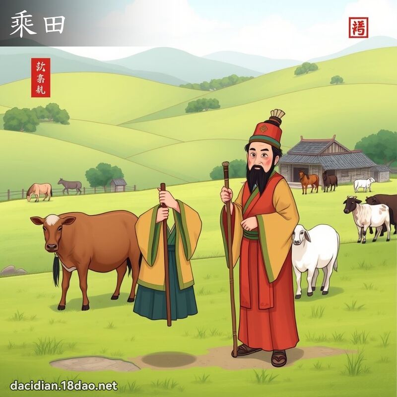 乘田 - 國語大辭典配圖