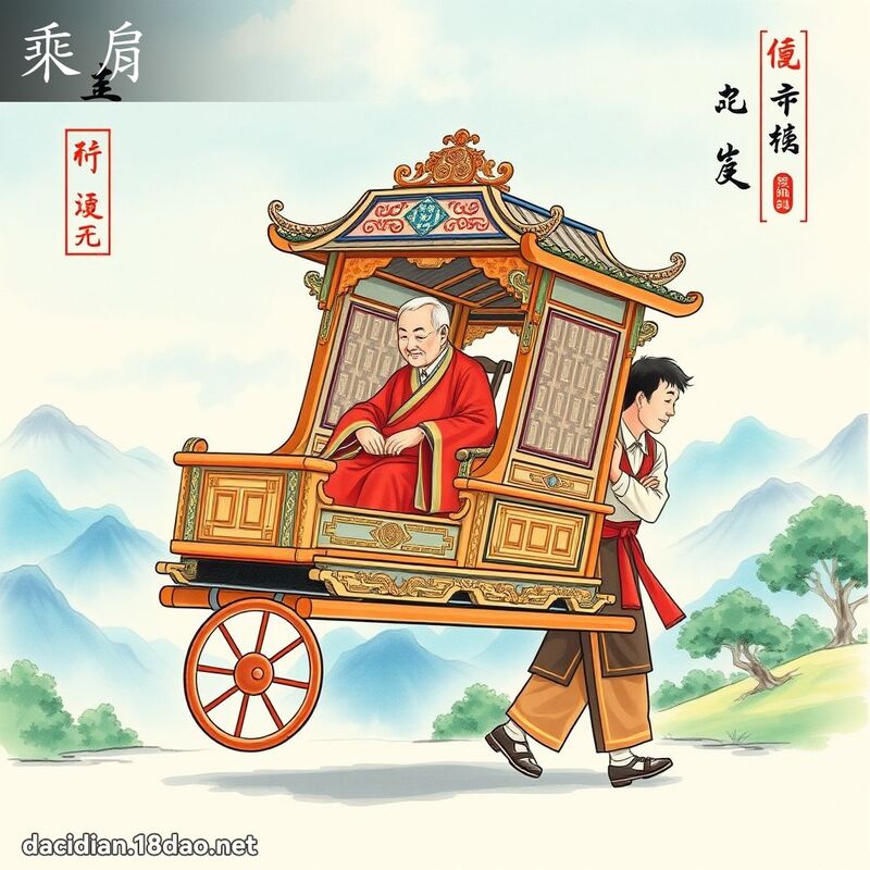乘肩 - 國語大辭典配圖
