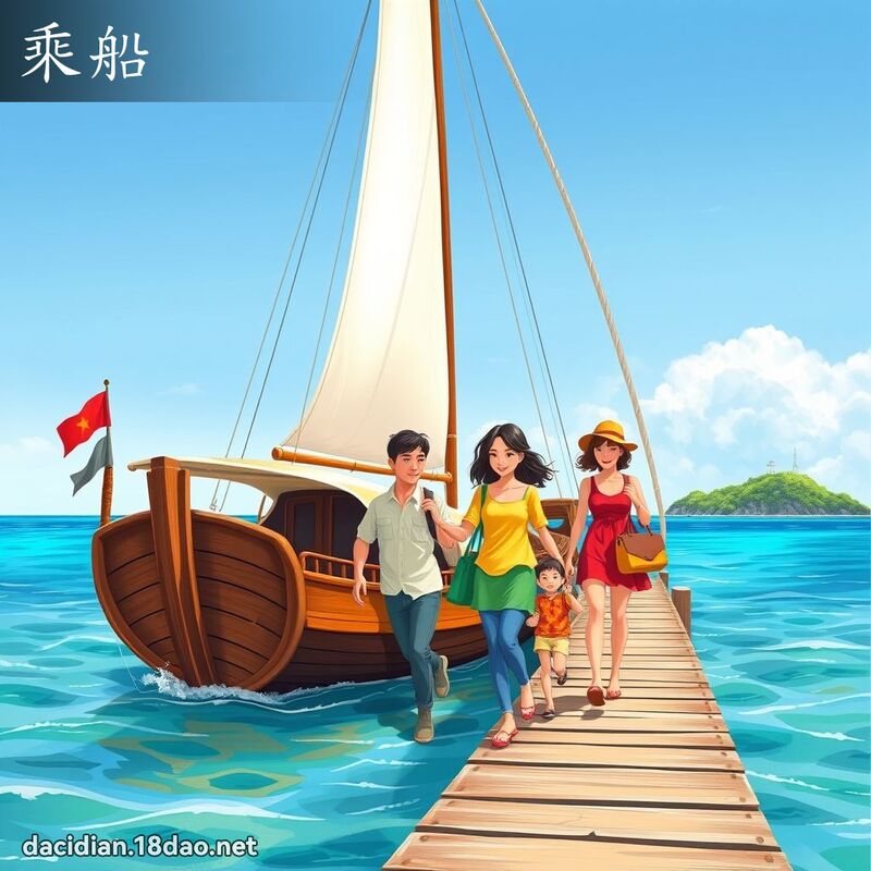 乘船 - 國語大辭典配圖