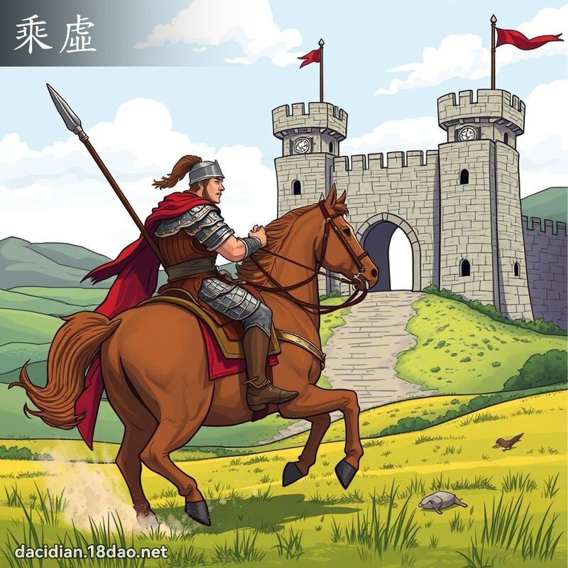乘虚 - 国语大辞典配图