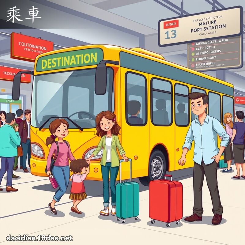 乘车 - 国语大辞典配图