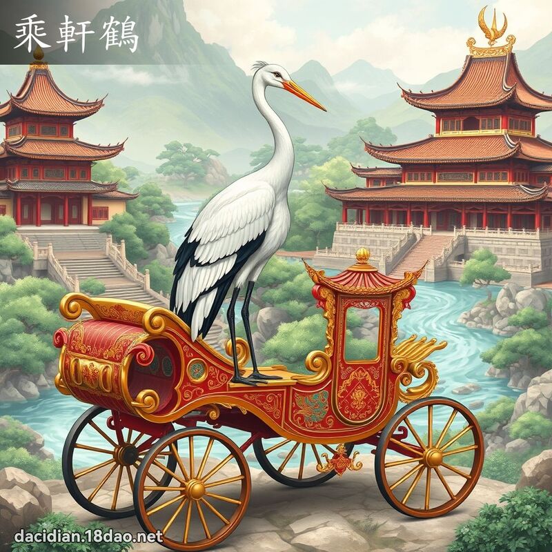乘軒鶴 - 國語大辭典配圖