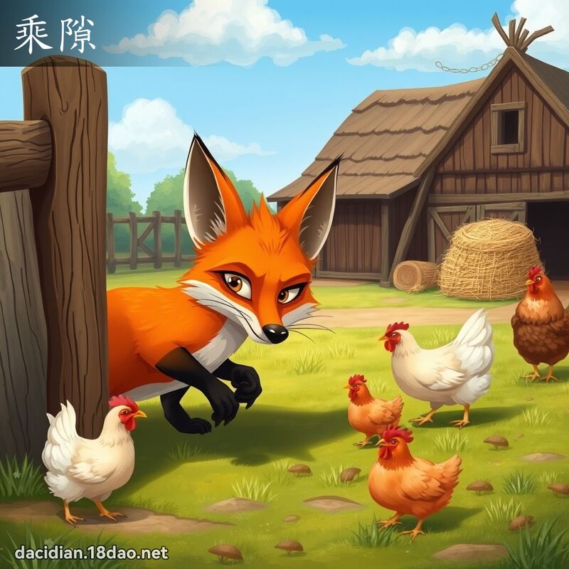 乘隙 - 國語大辭典配圖