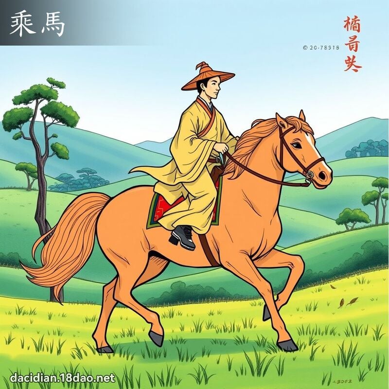 词语: 乘马 (多意词)