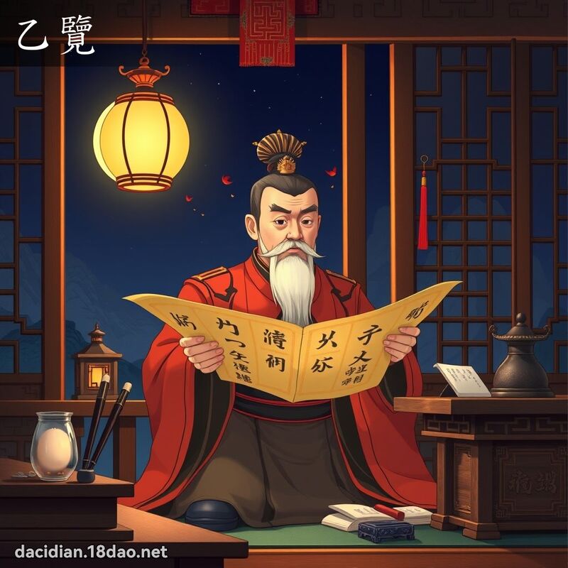 乙览 - 国语大辞典配图