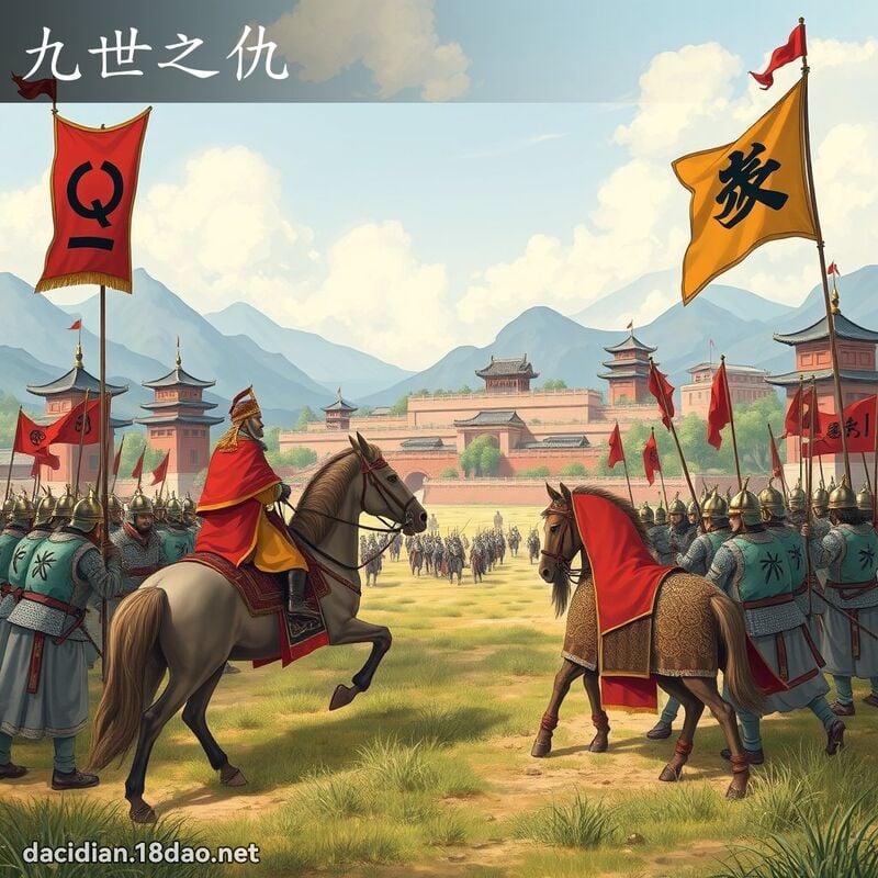 九世之仇 - 國語大辭典配圖
