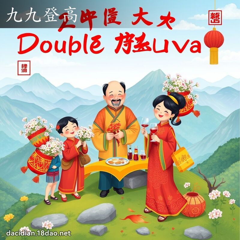 九九登高 - 国语大辞典配图