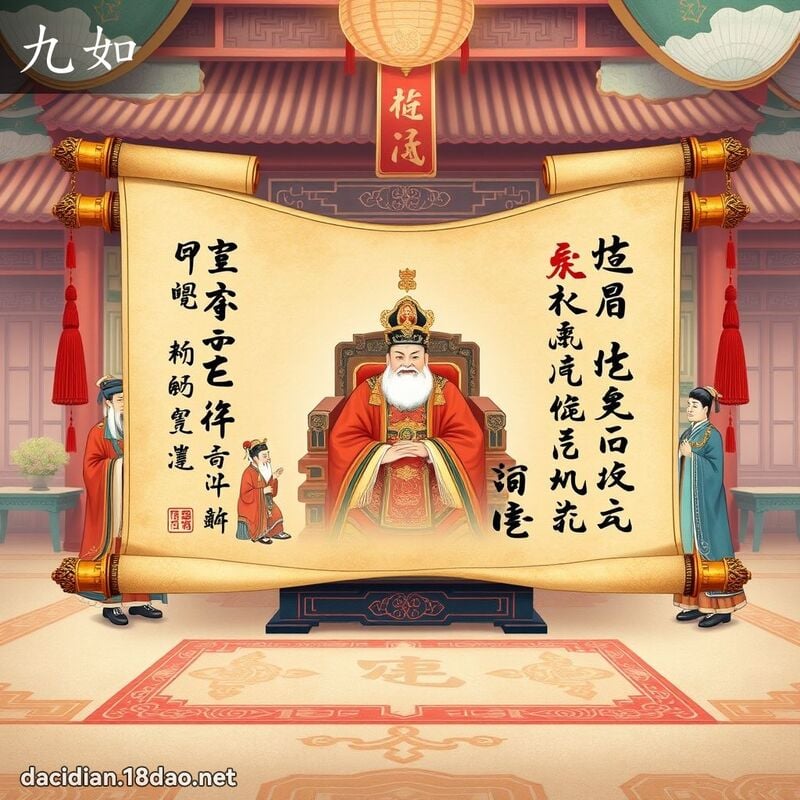 九如 - 國語大辭典配圖