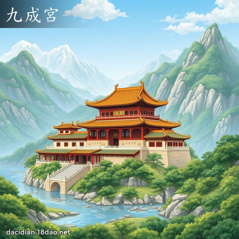 九成宮 - 國語大辭典配圖