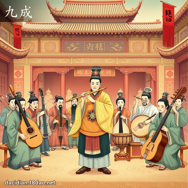 九成 - 国语大辞典配图