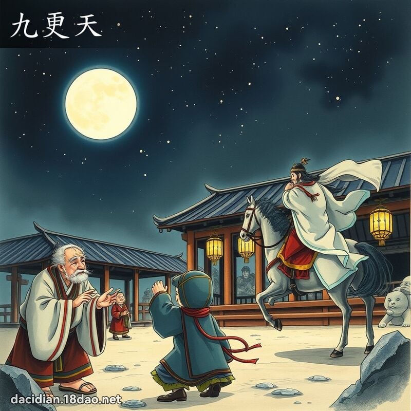 九更天 - 國語大辭典配圖