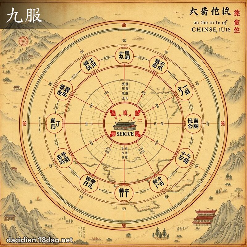 九服 - 國語大辭典配圖