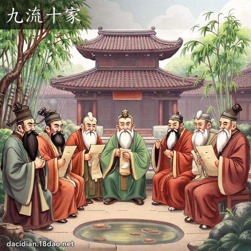 九流十家 - 国语大辞典配图