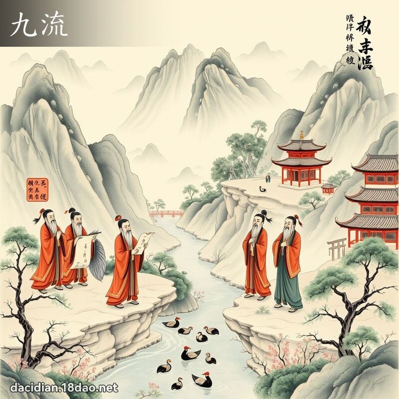 九流 - 國語大辭典配圖