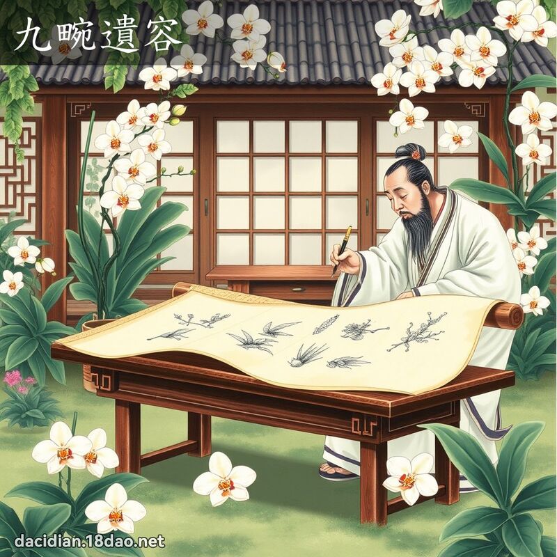 九畹遗容 - 国语大辞典配图