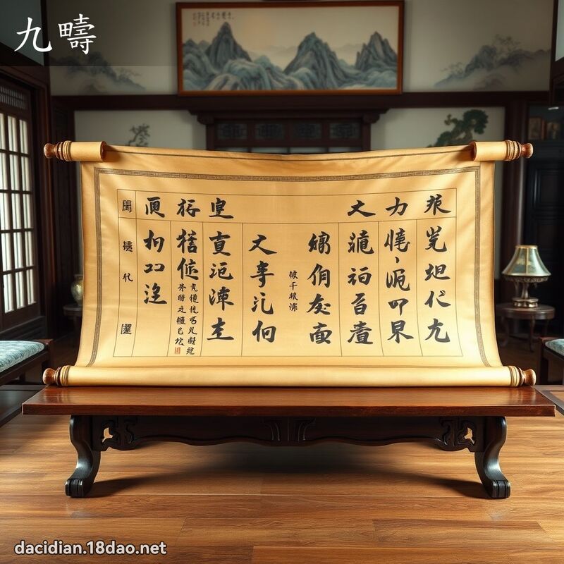 九畴 - 国语大辞典配图