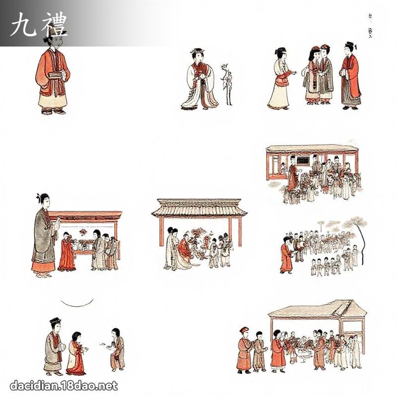 九礼 - 国语大辞典配图