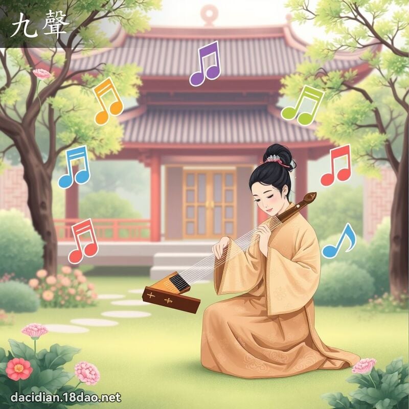 九聲 - 國語大辭典配圖