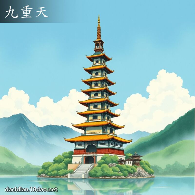 九重天 - 国语大辞典配图