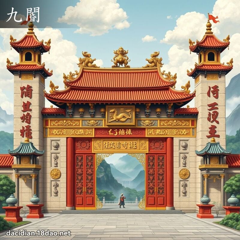 九閽 - 国语大辞典配图