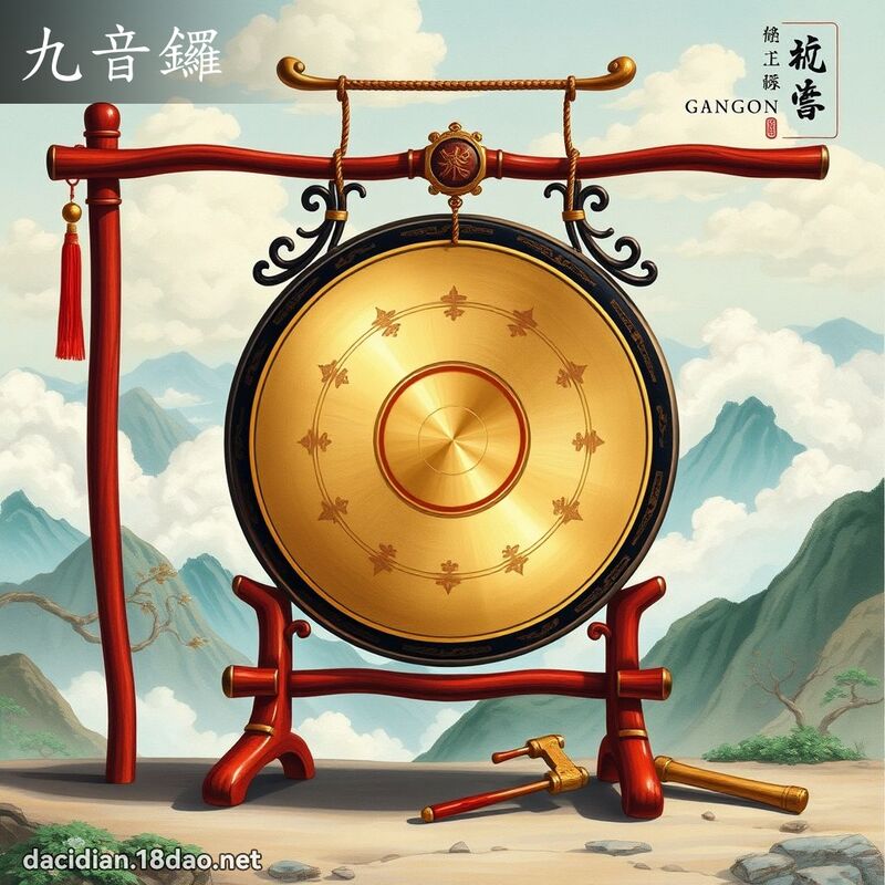 九音鑼 - 國語大辭典配圖