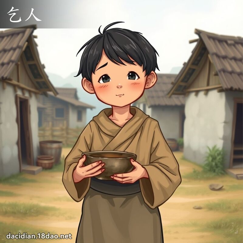 乞人 - 国语大辞典配图