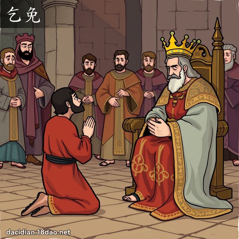 乞免 - 国语大辞典配图