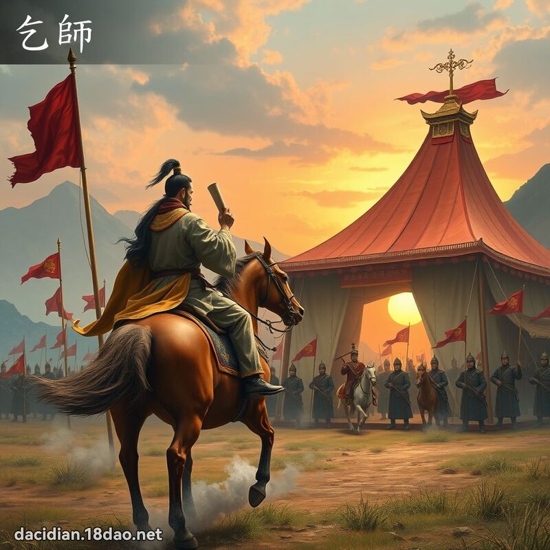 乞師 - 國語大辭典配圖