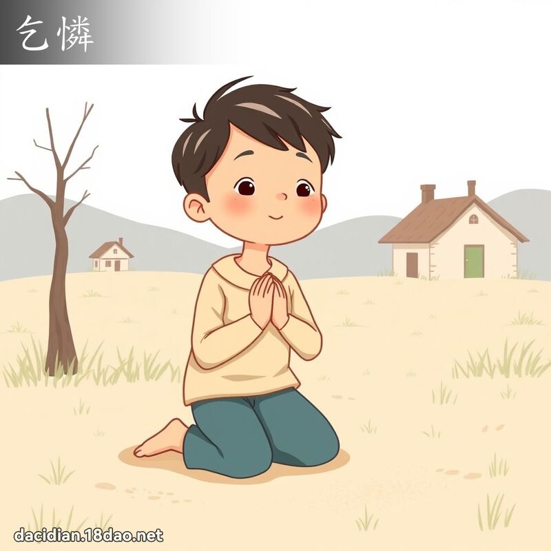 乞憐 - 國語大辭典配圖
