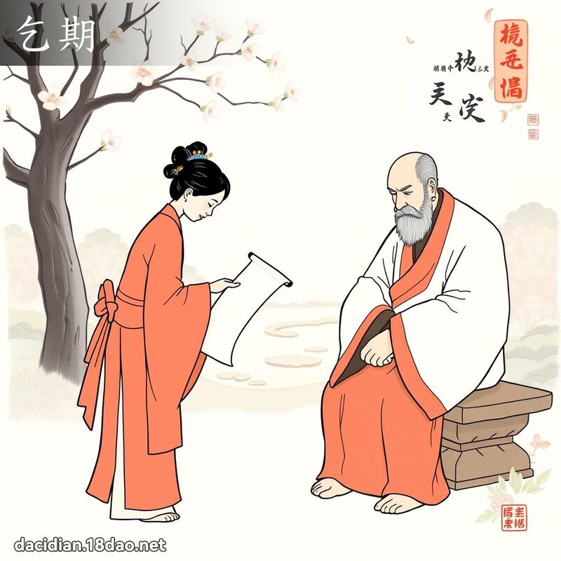 乞期 - 國語大辭典配圖