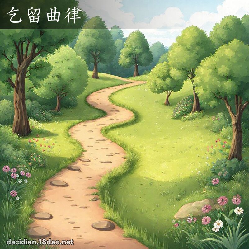 乞留曲律 - 國語大辭典配圖