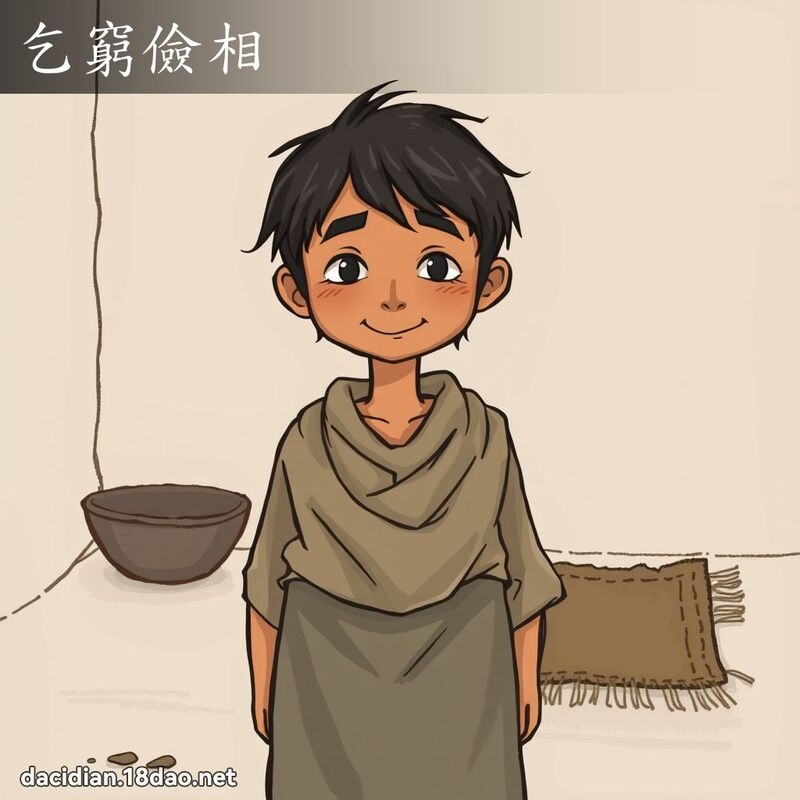 乞窮儉相 - 國語大辭典配圖