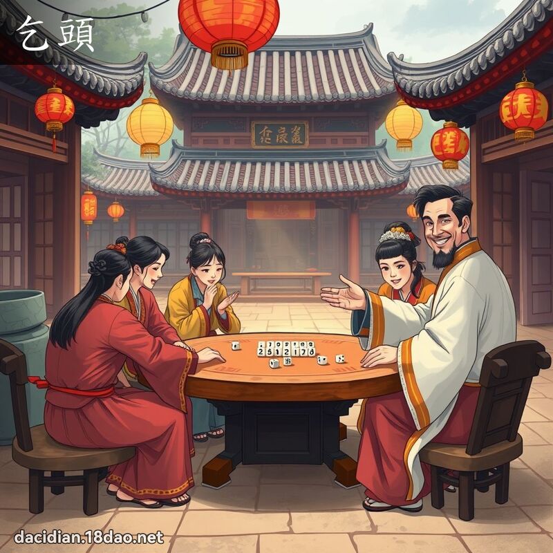 乞头 - 国语大辞典配图