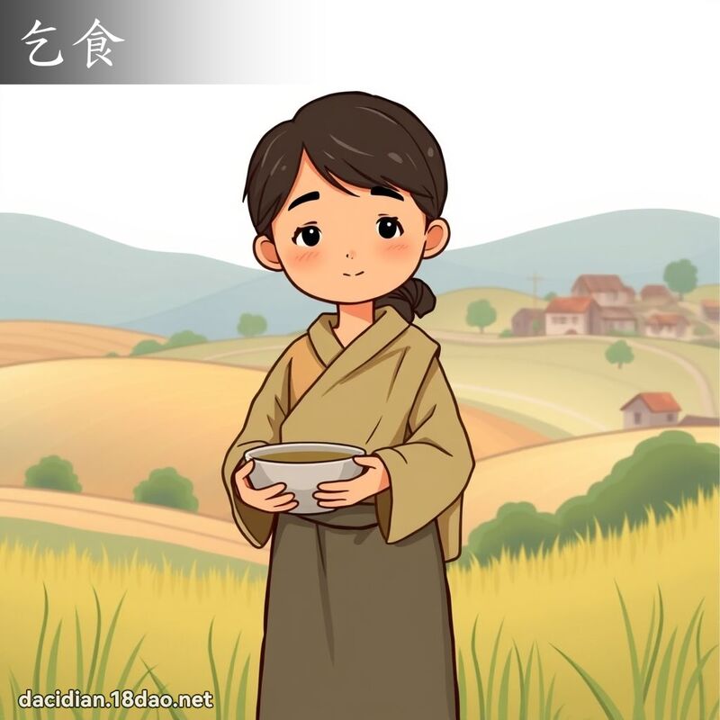 乞食 - 國語大辭典配圖