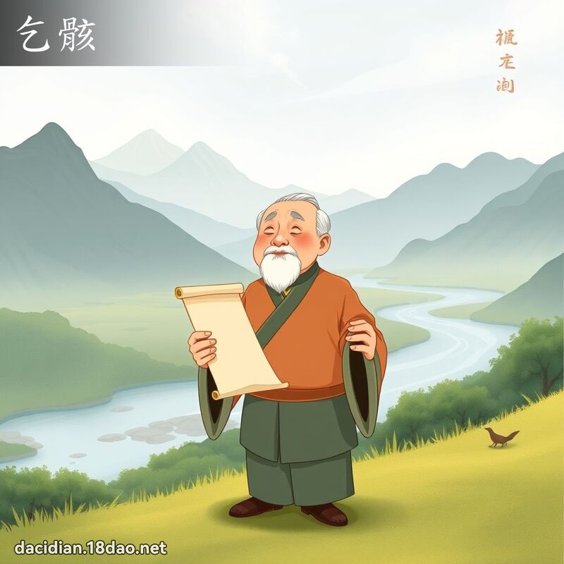 乞骸 - 國語大辭典配圖