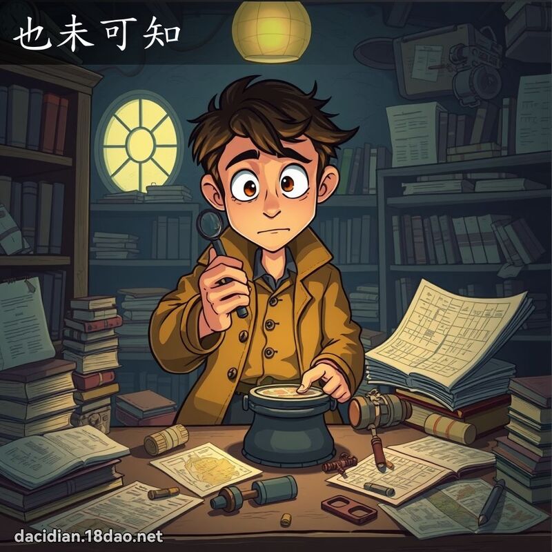 也未可知 - 国语大辞典配图