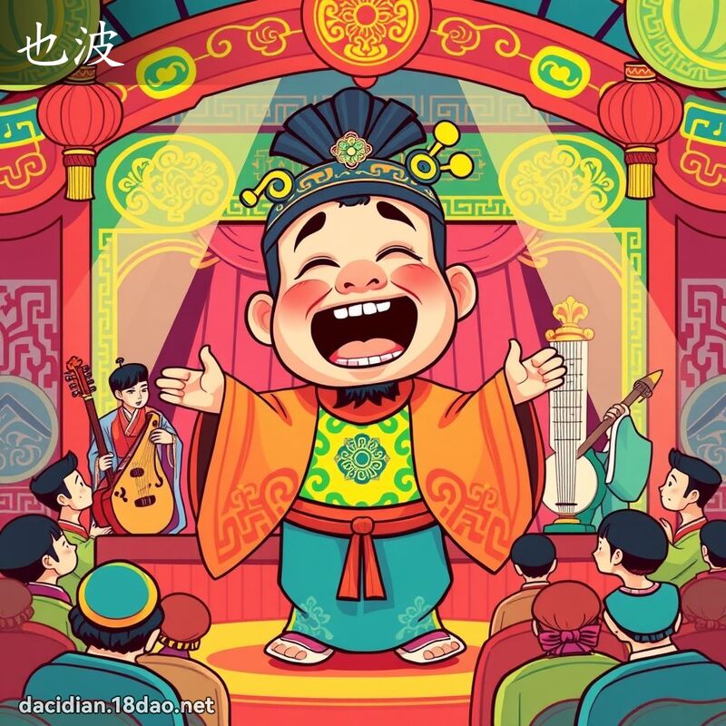 也波 - 國語大辭典配圖