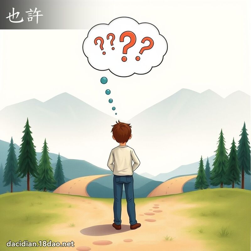 也许 - 国语大辞典配图
