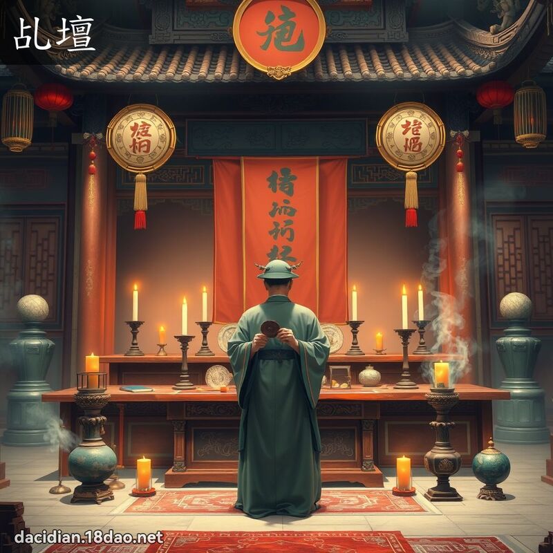 乩壇 - 國語大辭典配圖