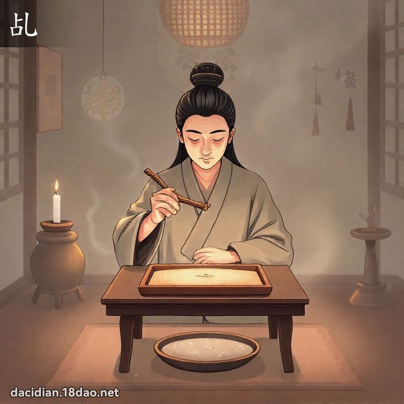 乩 - 國語大辭典配圖