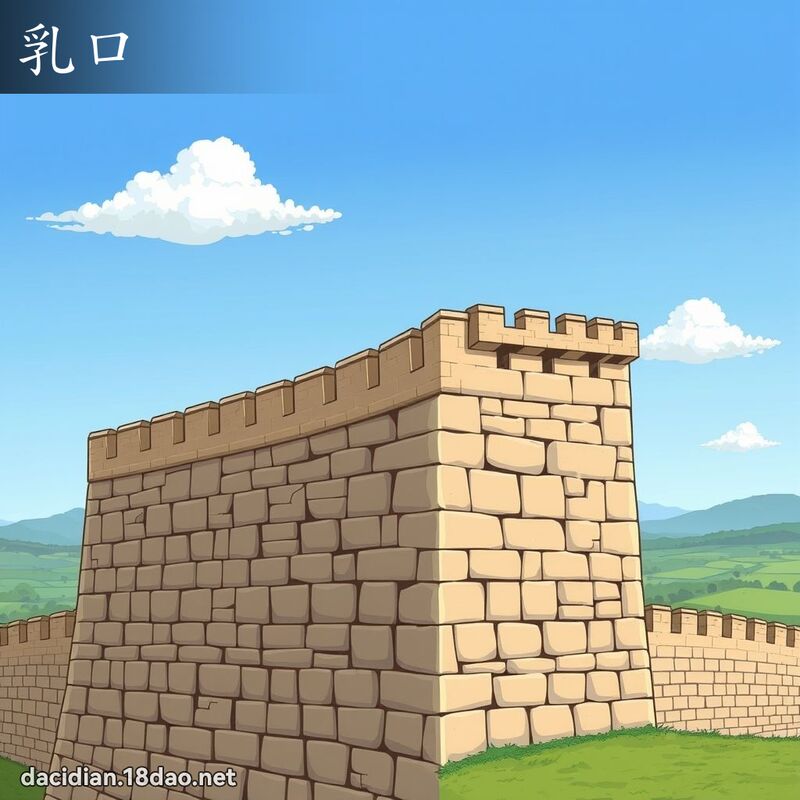 乳口 - 国语大辞典配图