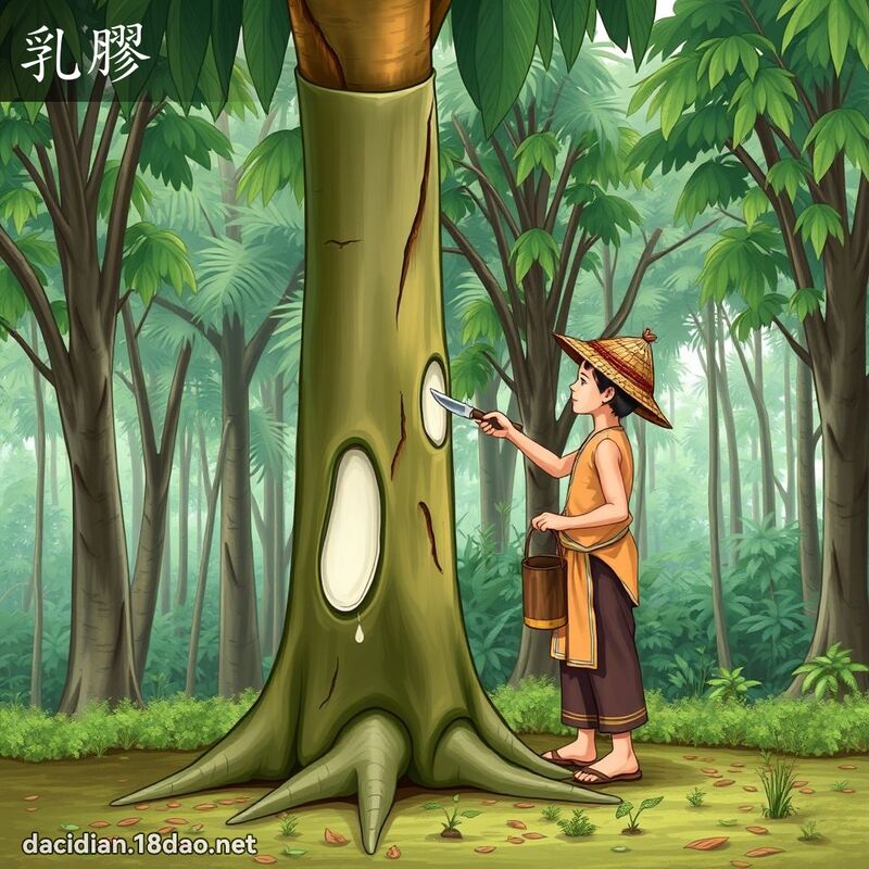 乳膠 - 國語大辭典配圖