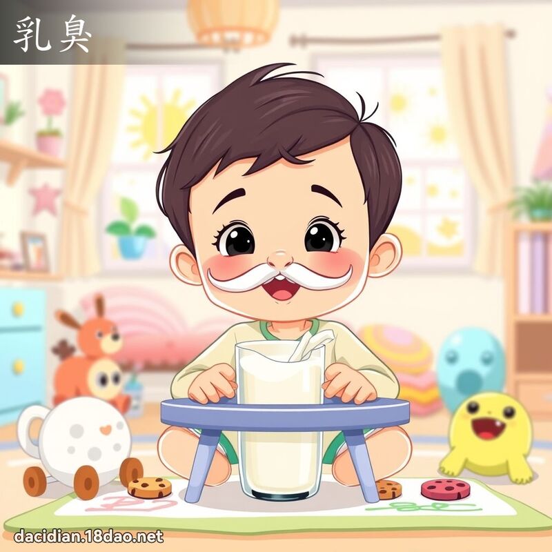 乳臭 - 国语大辞典配图