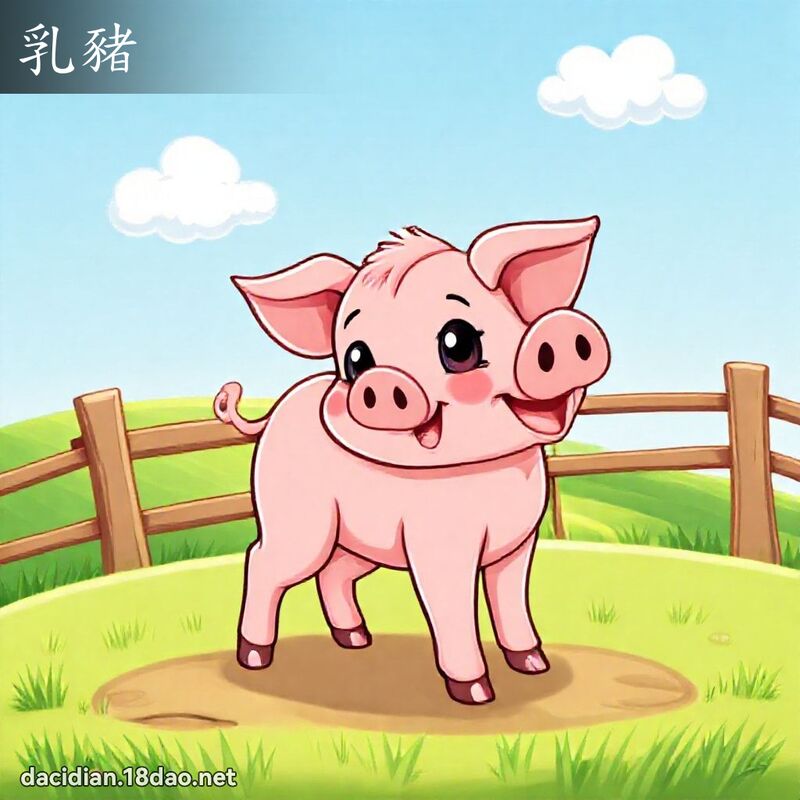 乳猪 - 国语大辞典配图