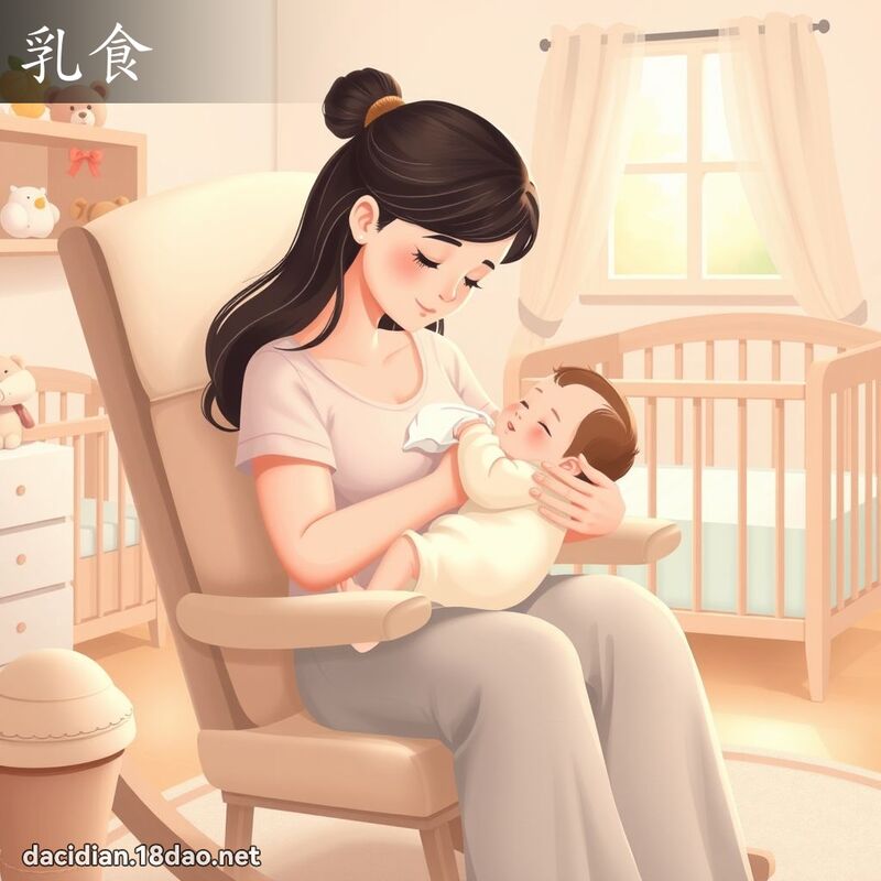 乳食 - 国语大辞典配图