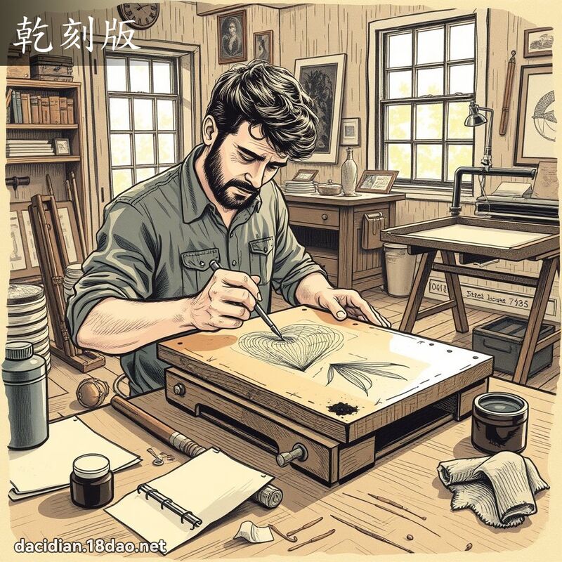 干刻版 - 国语大辞典配图