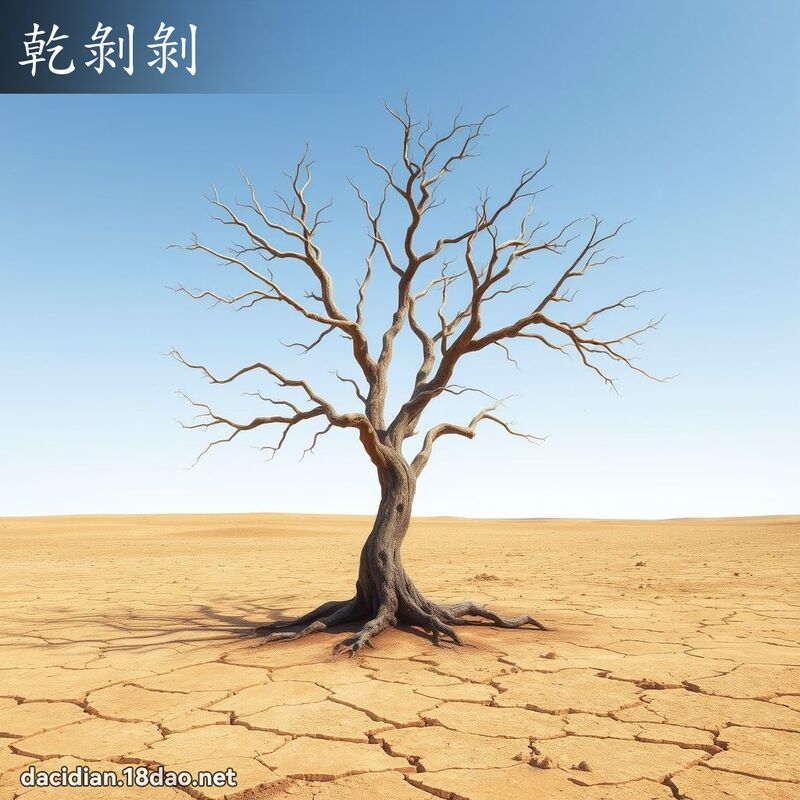 乾剝剝 - 國語大辭典配圖