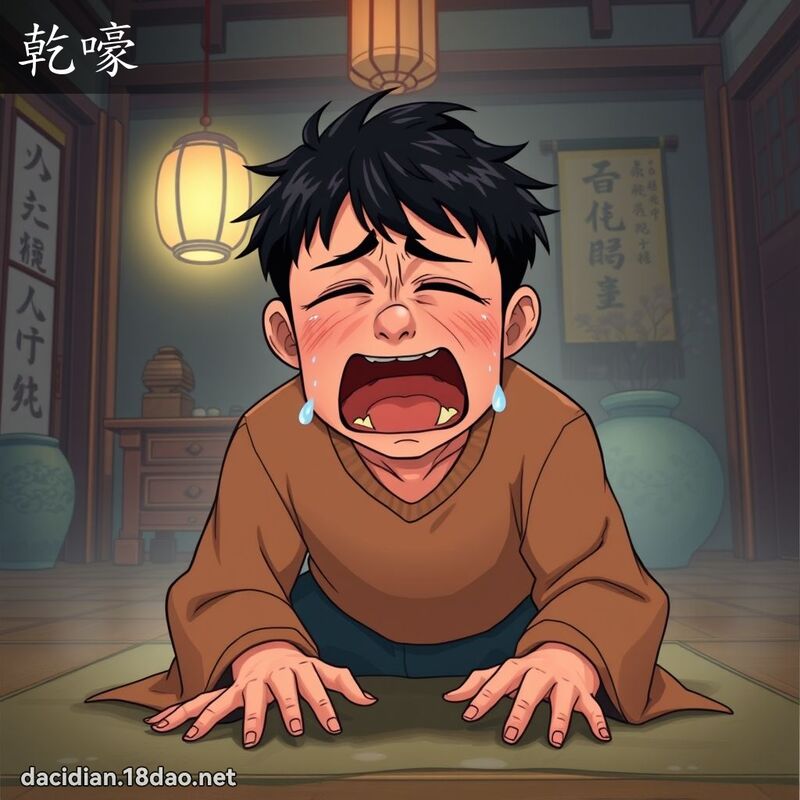 干嚎 - 国语大辞典配图